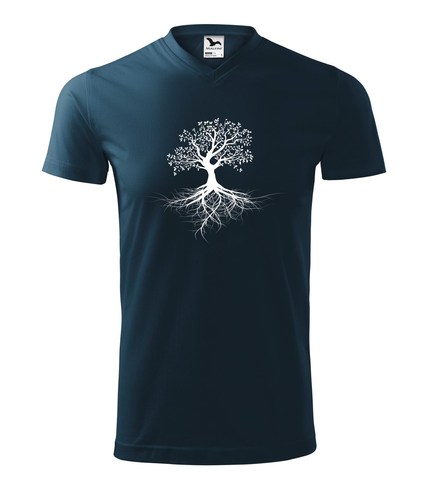 Pánske tričko s potlačou Strom 1