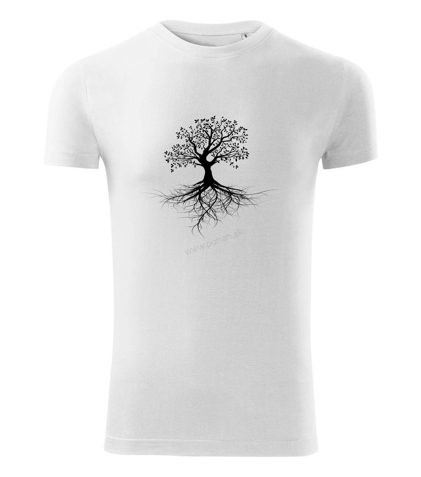 Pánske tričko s potlačou Strom 1