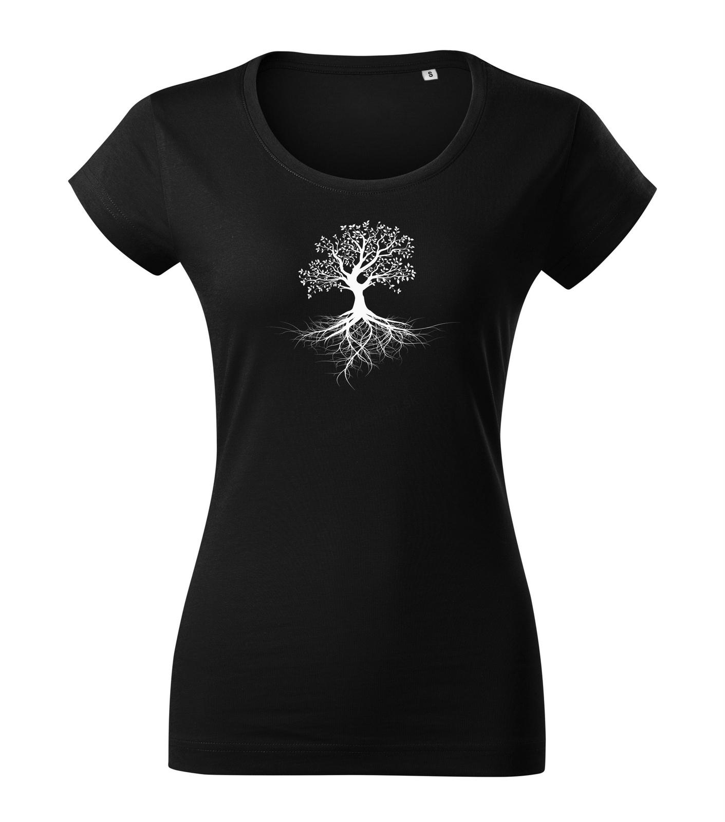 Dámske tričko s potlačou Strom 1