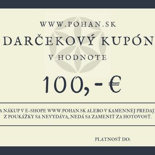 Darčeková poukážka 100 €